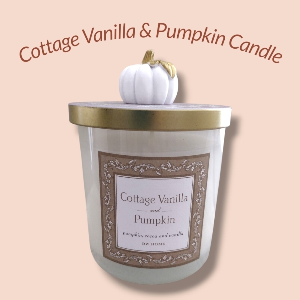 NWT DW Home Cottage Vanilla & Pumpkin  Candle